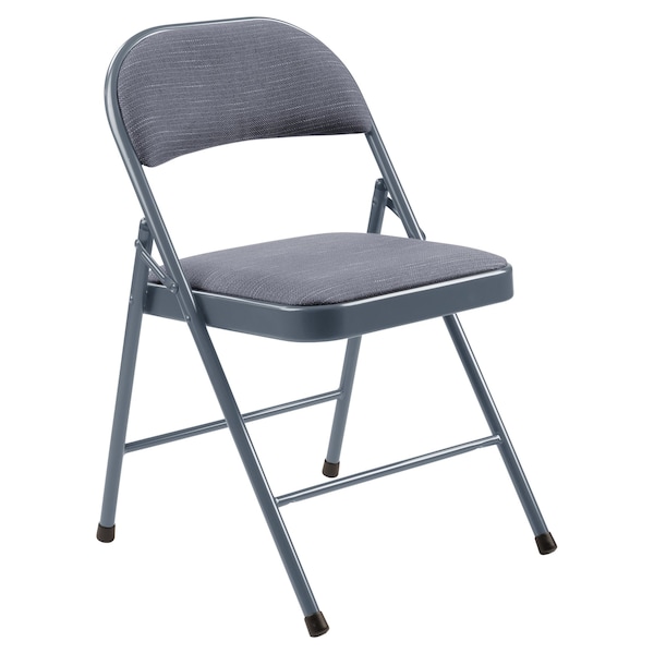Commercialine Fabric Padded Folding Chair, Star Trail Blue, PK4 974 - main